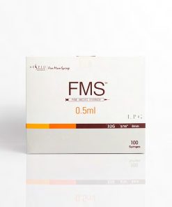 Alternative view of FMS Fine Micro Syringe 0.5ml Box x100