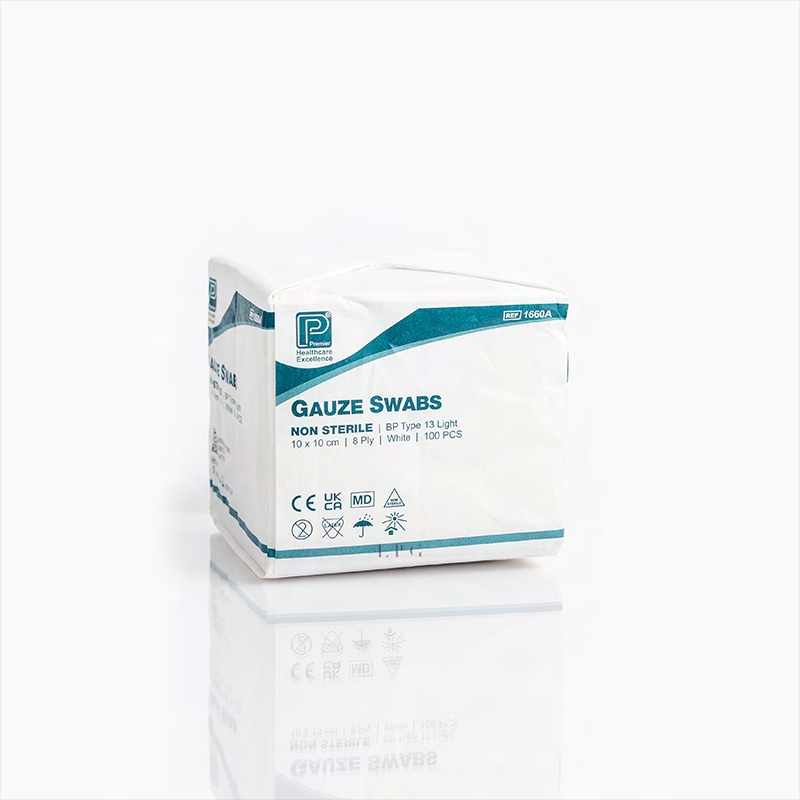 Premium Gauze Swab Blue BP 10 x 10cm 8 Ply – Essential Pack of 100