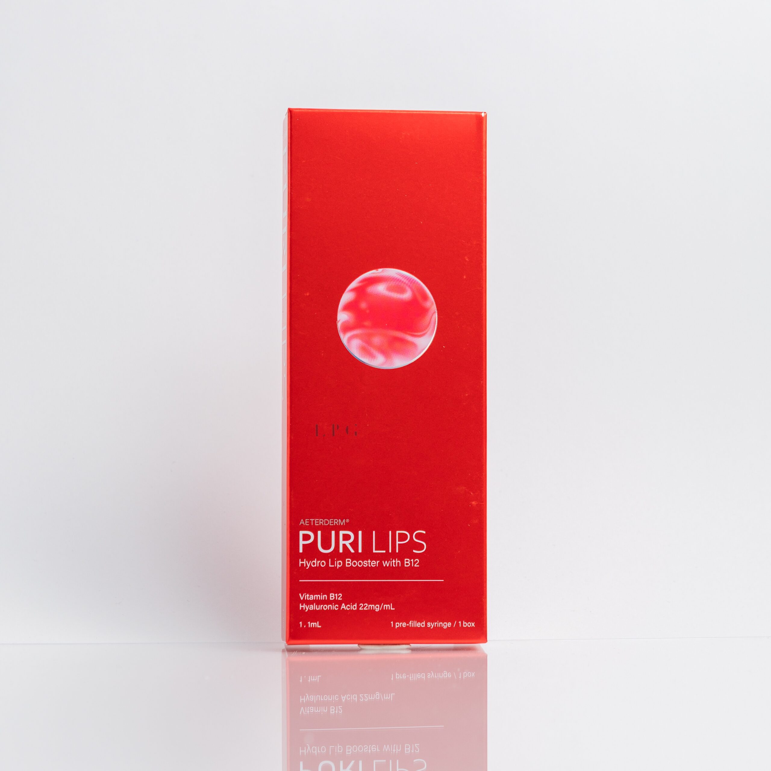 Puri Lips Syringe and Packaging View
