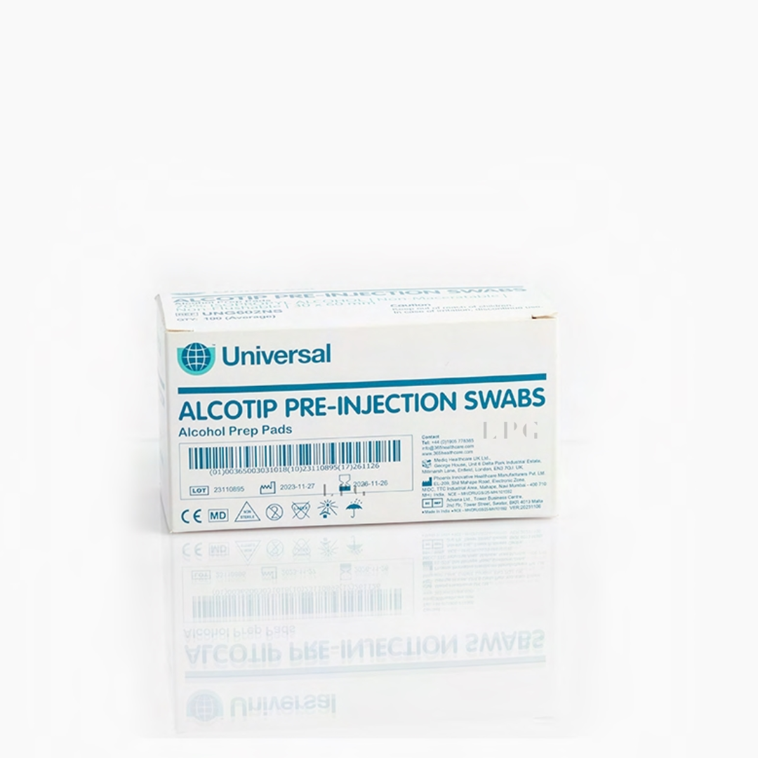 Cutisoft Wipes – Box of 100 Sachet Injection Swabs