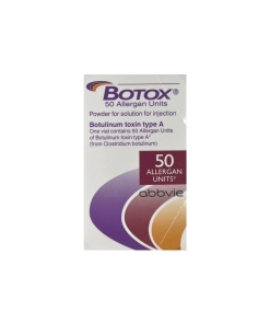 Allergan Botox 50IU botulinum toxin product vial